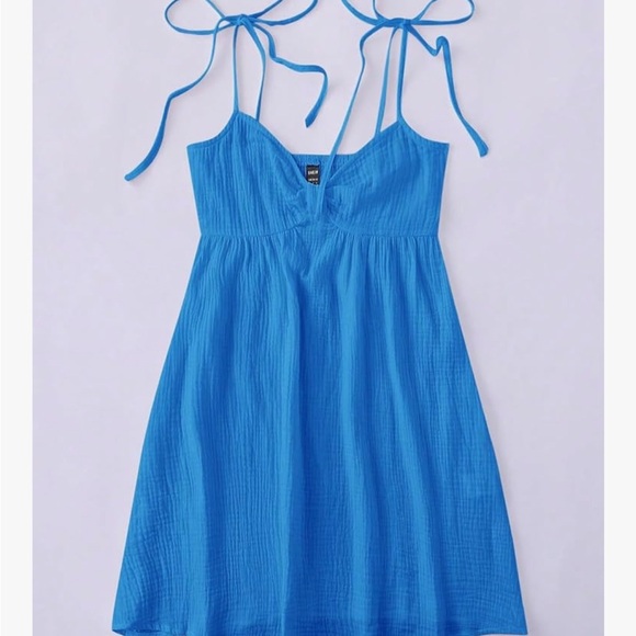 SHEIN Vibrant Blue Chemise Dress - Picture 1 of 2